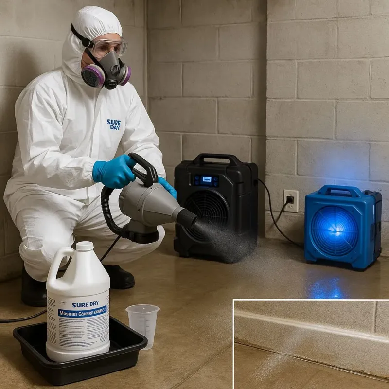 Sanitization and Odor Removal process in Parker, CO